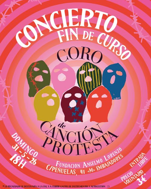 Concierto fin de temporada Coro de Canción Protesta