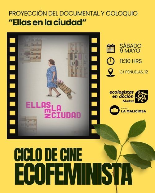 Ciclo de Cine Ecofeminista: “Ellas en la ciudad”