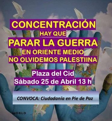 Concentración por Palestina