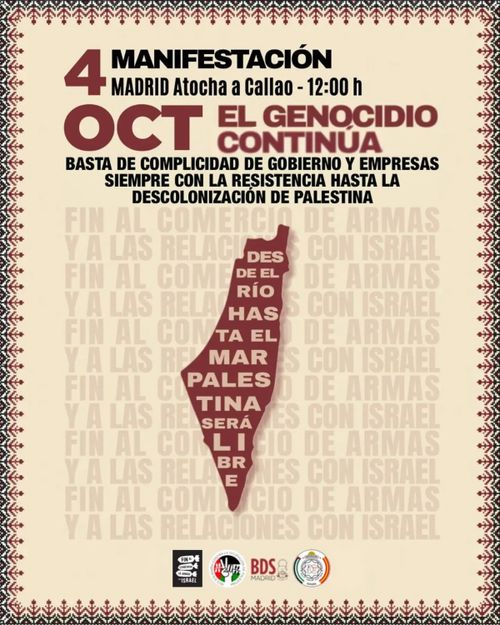 Manifestación: El Genocidio Continúa