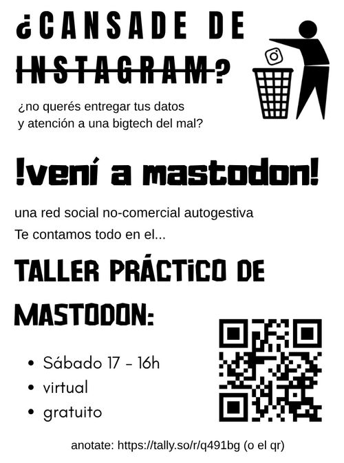 Taller práctico de Mastodon