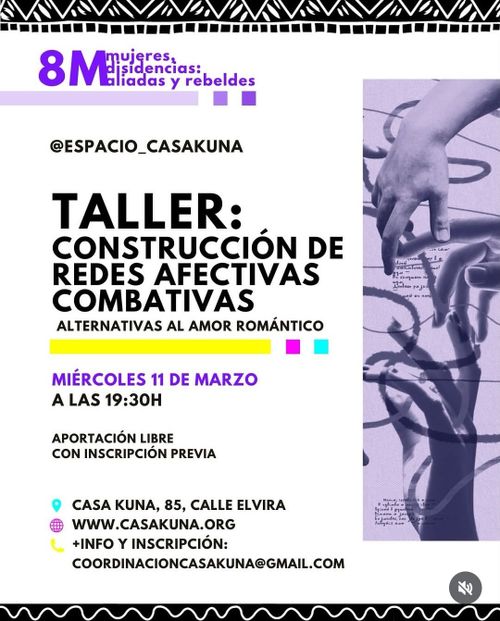 Taller: Construcción de redes afectivas combativas