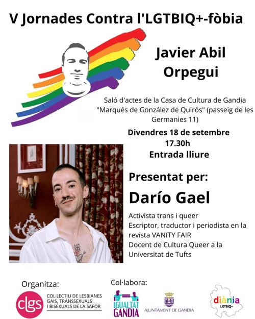 V Jornades contra l'LGTBIQ+-Fòbia