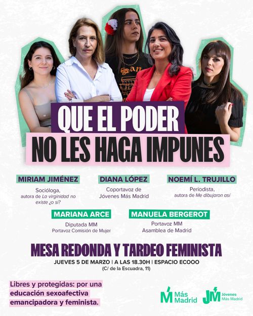 Mesa redonda: Que el poder no les haga impunes