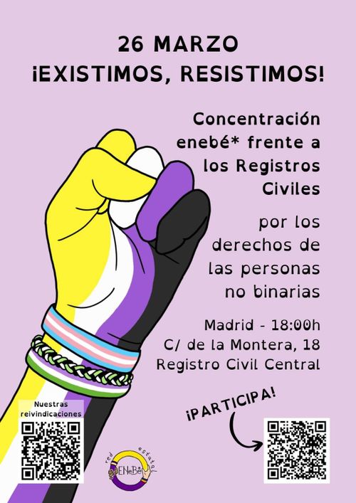 Protesta frente al Registro Civil - Madrid