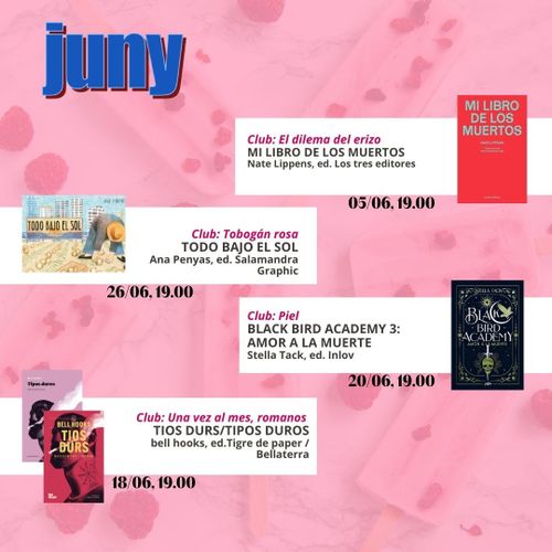 Clubes de lectura - Junio 2026 - Mi libro de los muertos, Nate Lippens