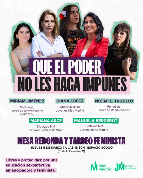 Mesa redonda: Que el poder no les haga impunes