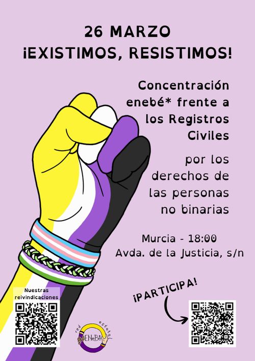 Protesta frente al Registro Civil - Murcia